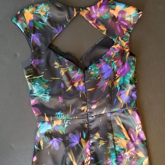 London Style Nights Abstract Cocktail Dress - Picture 7 of 10